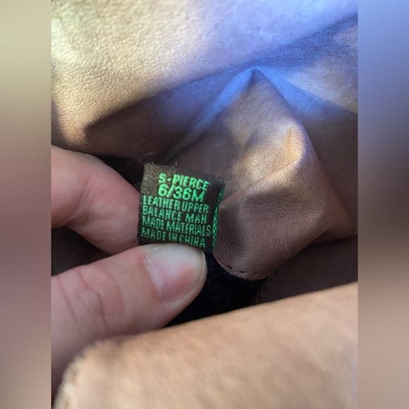 Sam Edelman Leather Pierce Whiskey Almond Toe Pull On Heel Knee Boot Size 6 - Picture 14 of 14